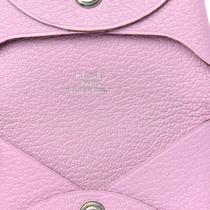 Hermes Chevre Mysore Bastia Coin Purse Mauve Sylvestre 5 of 7