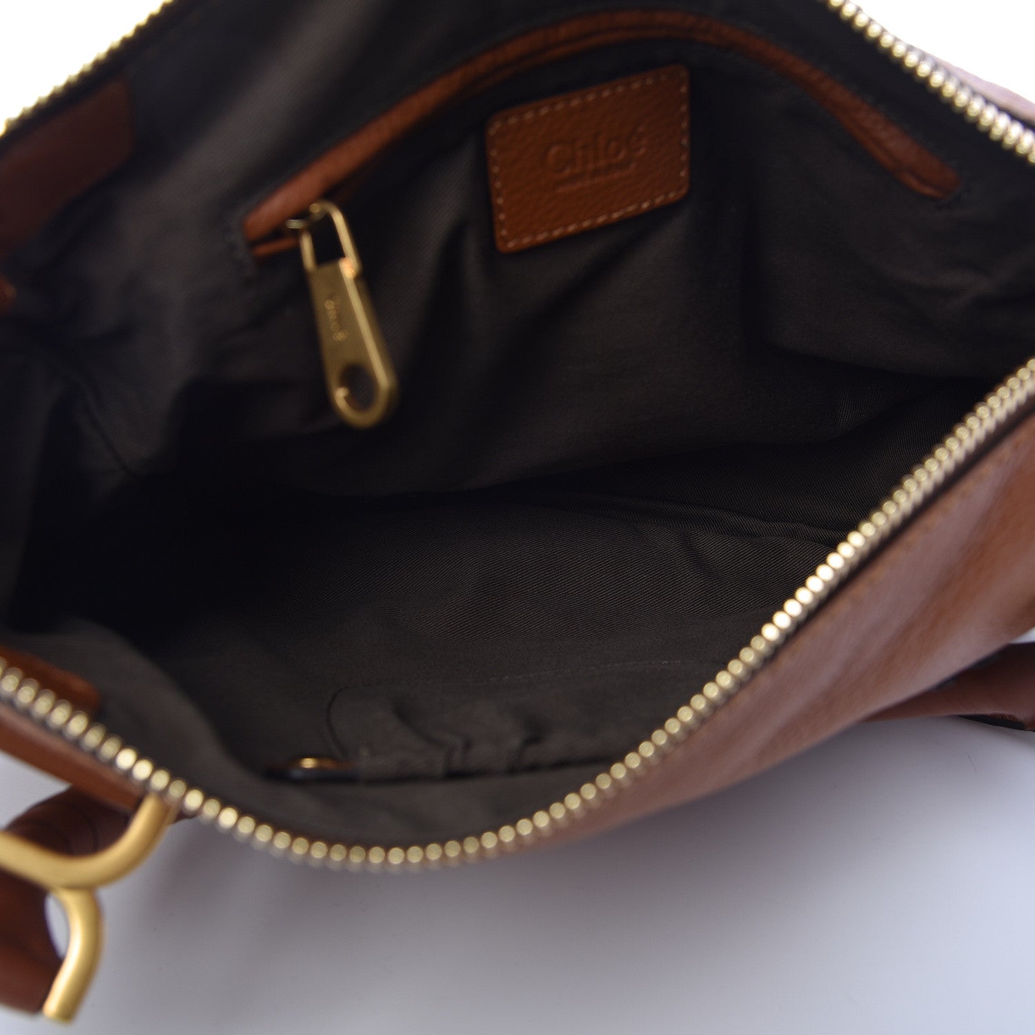 Chloe Calfskin Medium Marcie Satchel Tan 7 of 10