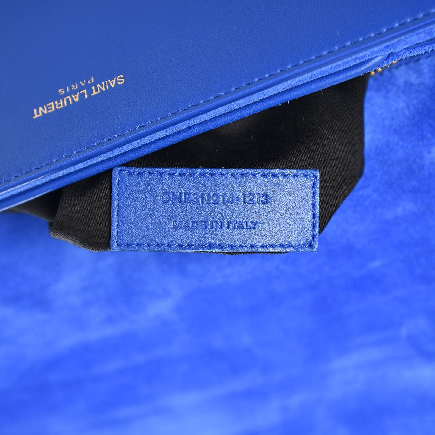 Calfskin Classic Y Satchel Royal Blue