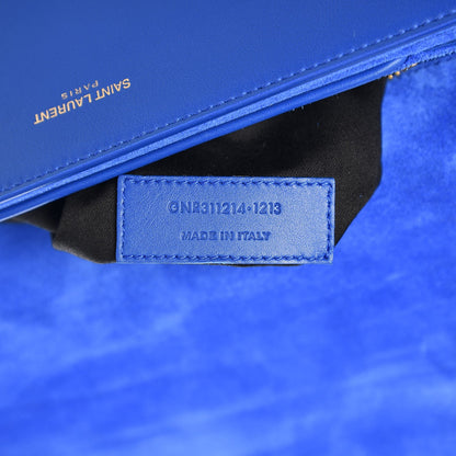 Saint Laurent Calfskin Classic Y Satchel Royal Blue 7 of 18