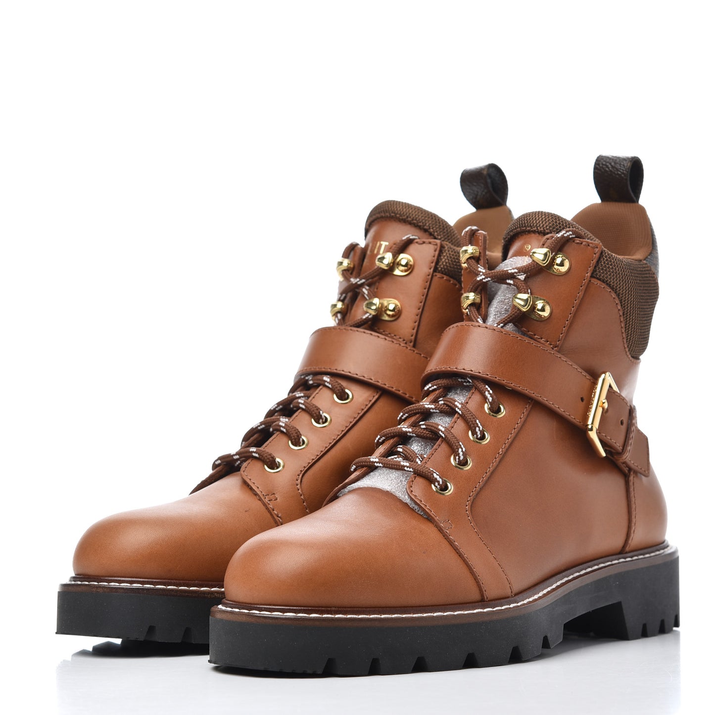 Calfskin Territory Ranger Combat Boots 40 Cognac