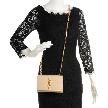 Saint Laurent Grain De Poudre Small Classic Monogram Satchel Powder 2 of 7