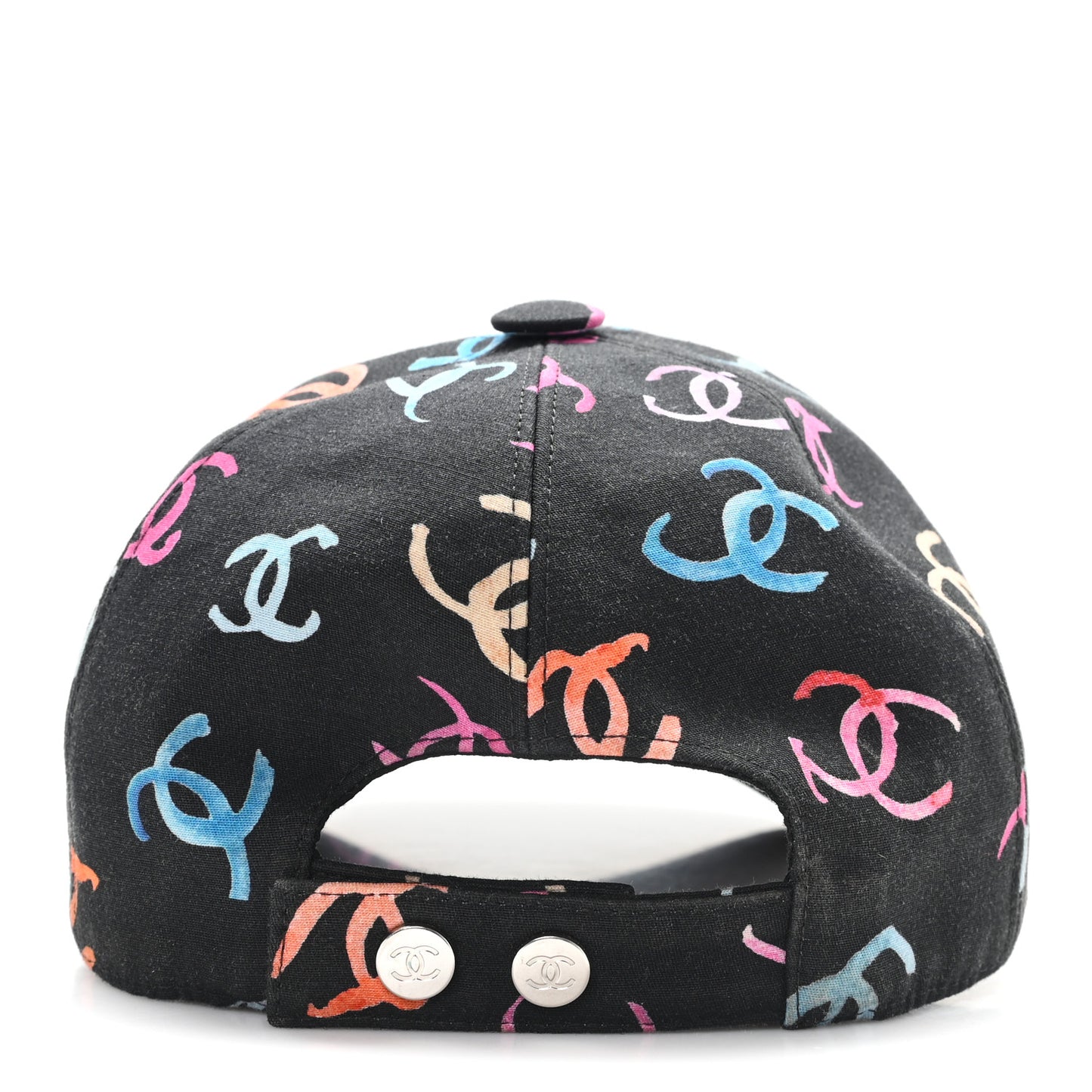 Cotton CC Cap Hat Black Multicolor