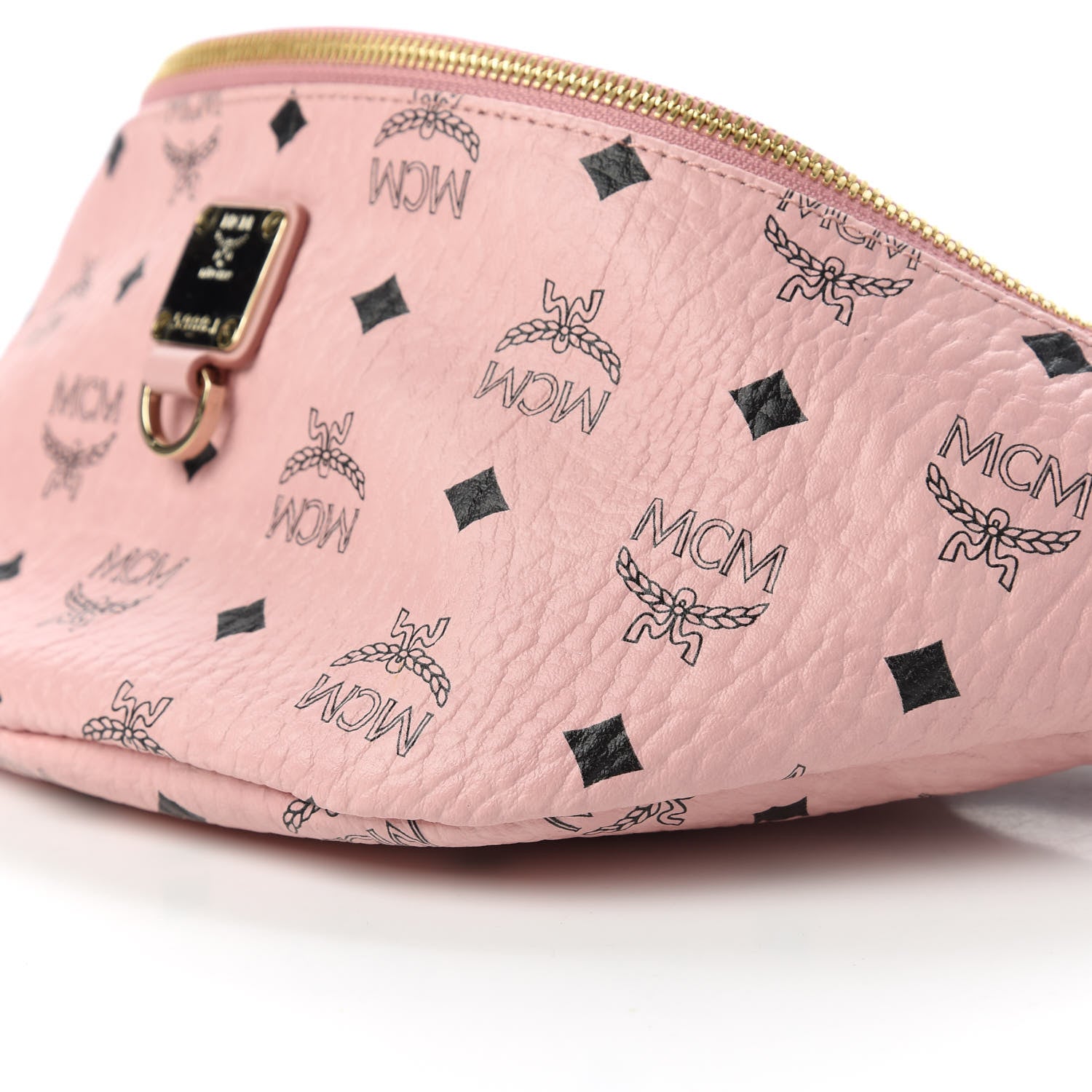 MCM Visetos Medium Fursten Belt Bag Pink 7 of 10