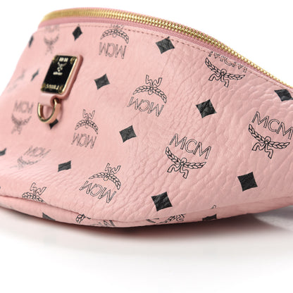 MCM Visetos Medium Fursten Belt Bag Pink 7 of 10