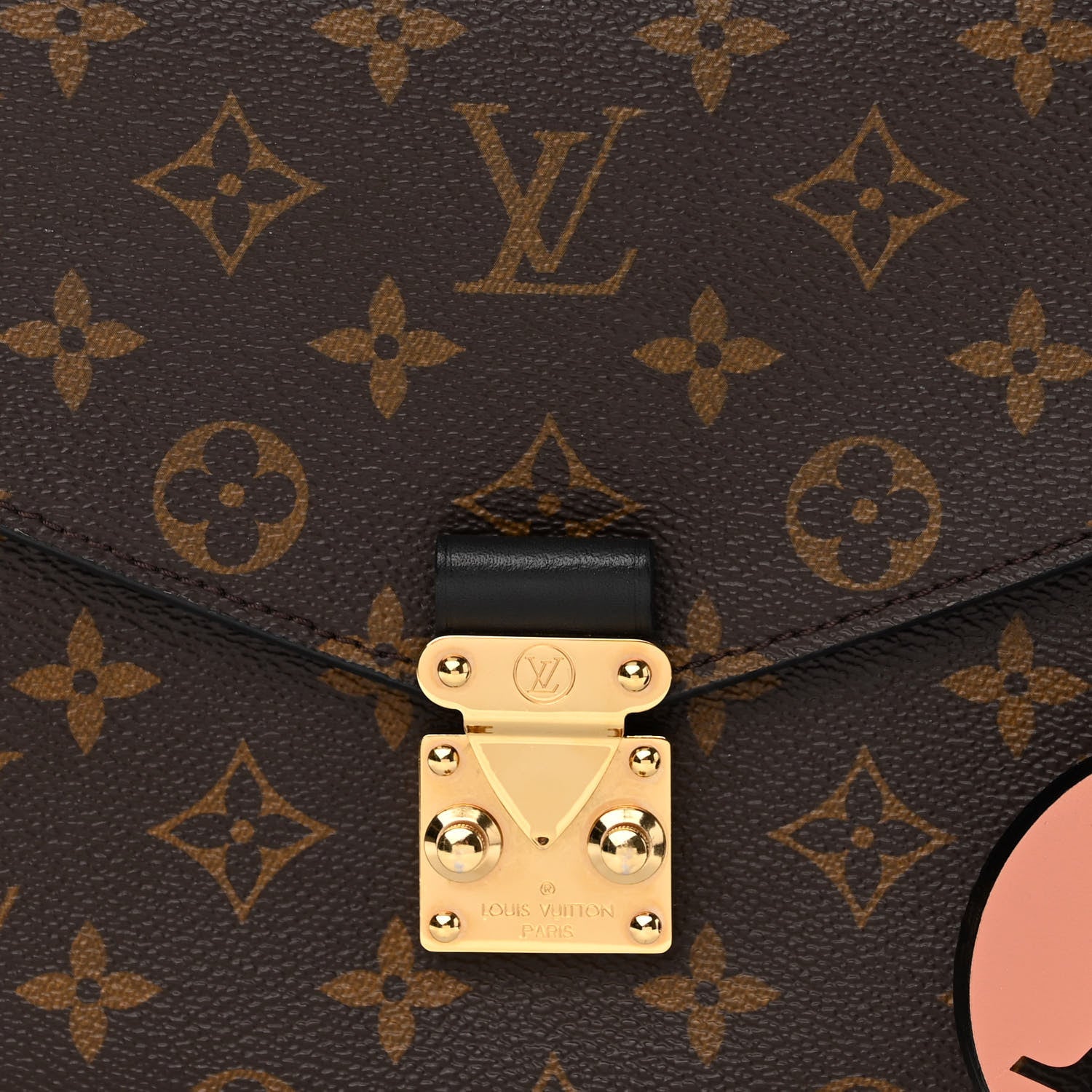 Louis Vuitton Monogram Braided Pochette Metis Coquelicot 7 of 9