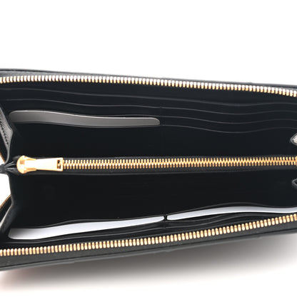 Bottega Veneta Nappa Maxi Intrecciato Zip Wallet Black 5 of 6