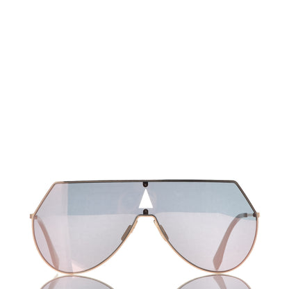 Fendi Metal Mirrored Eyeline Sunglasses FF 0193/S Matte Gold 2 of 9