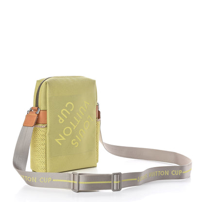 Louis Vuitton Damier Geant Americas Cup Bag Yellow 3 of 9