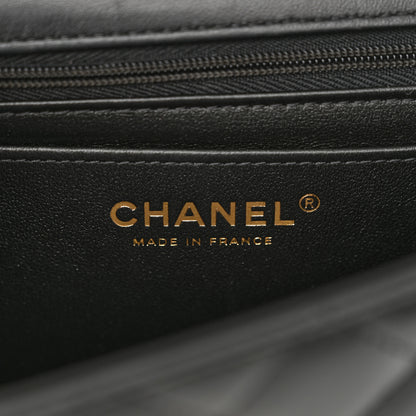 Chanel Lambskin Quilted Mini Rectangular Flap Black 6 of 13
