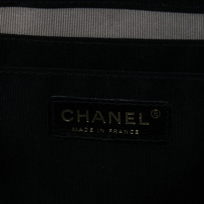 Chanel Lambskin Small Chevron Flap Black Beige 6 of 7