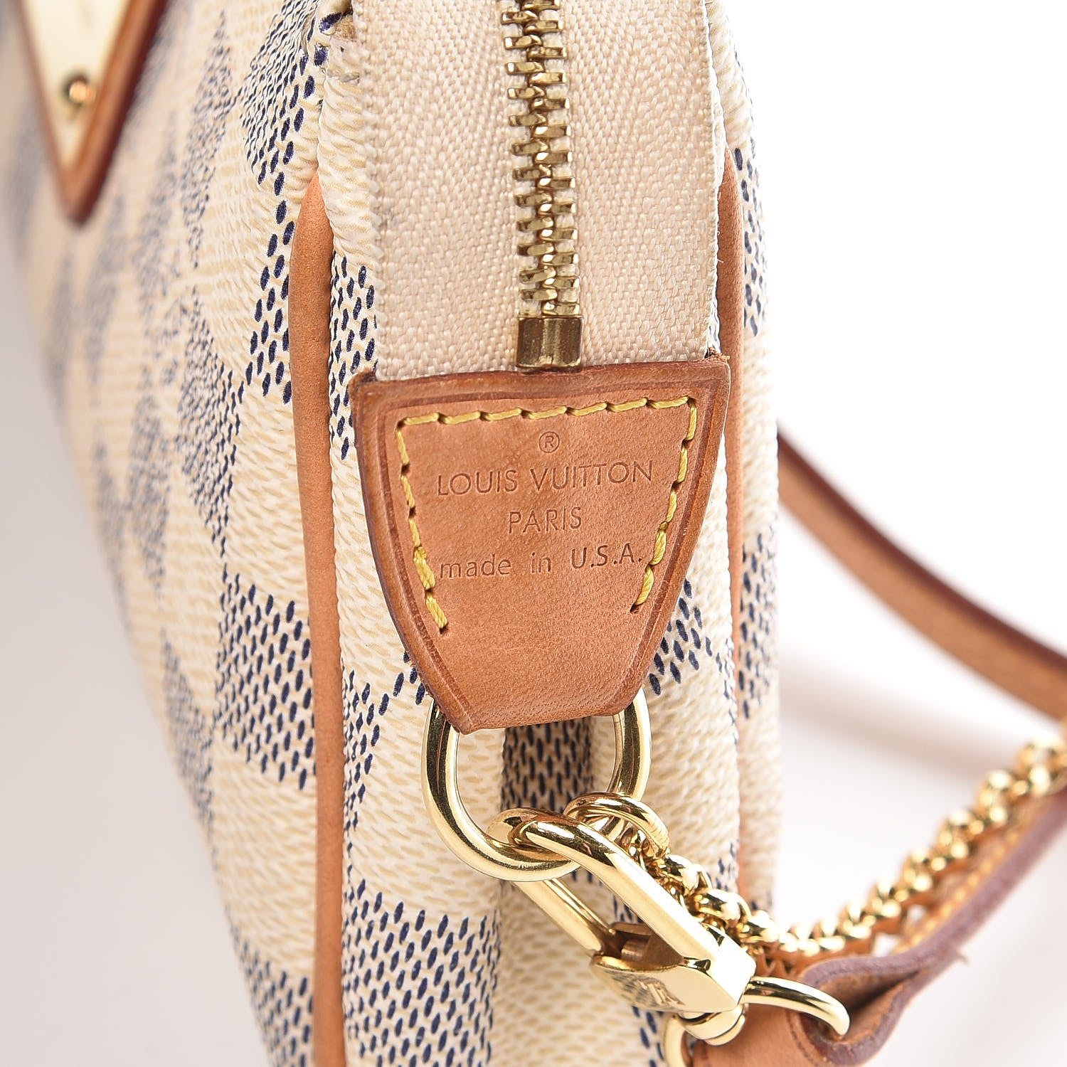 Louis Vuitton Damier Azur Eva Clutch 6 of 12