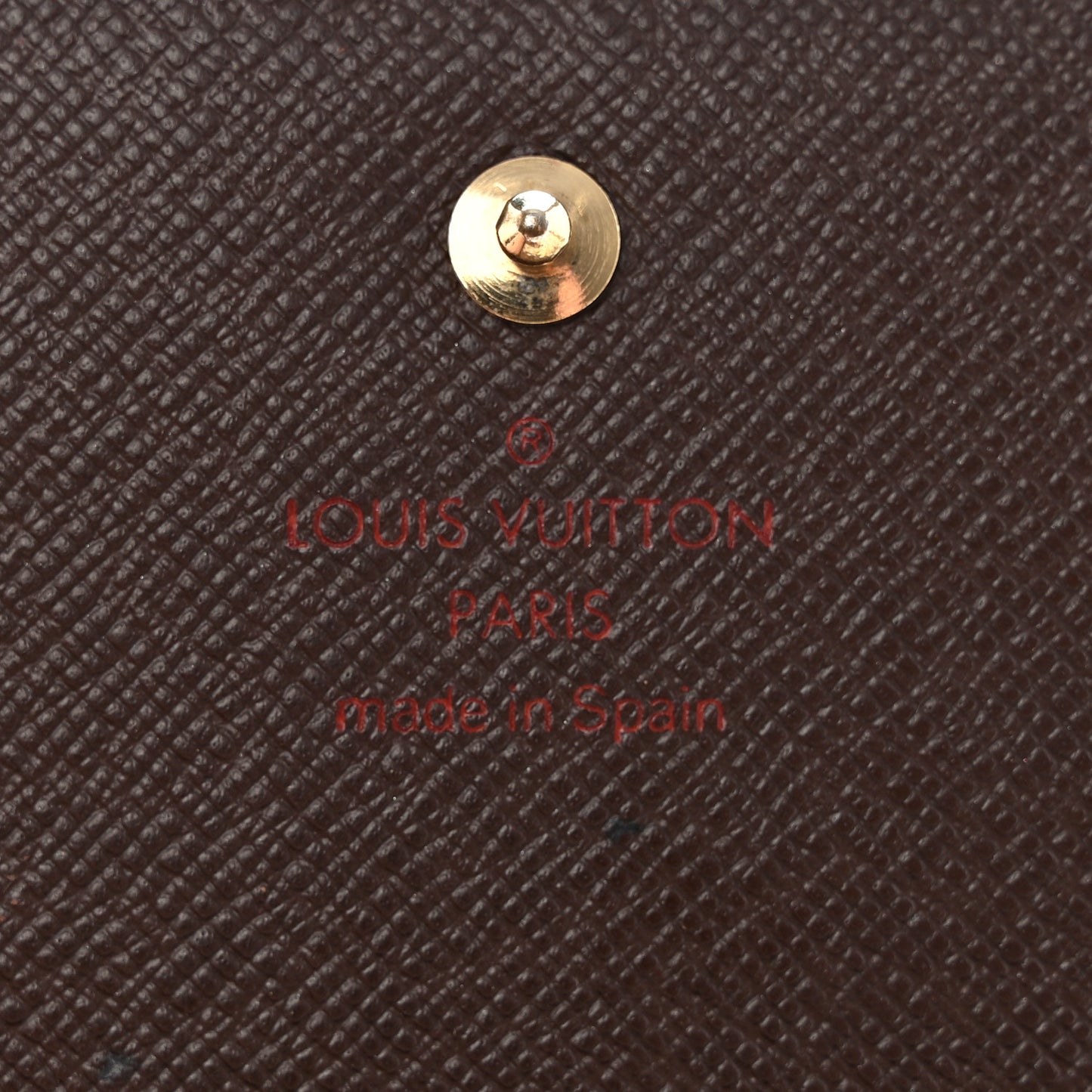 Damier Ebene Porte-Monnaie Billets Tresor Wallet
