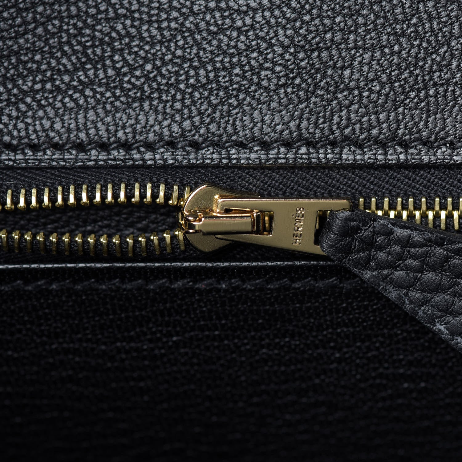 Hermes Togo Matte Alligator Birkin Touch 25 Black 18 of 32