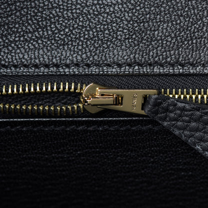 Hermes Togo Matte Alligator Birkin Touch 25 Black 18 of 32