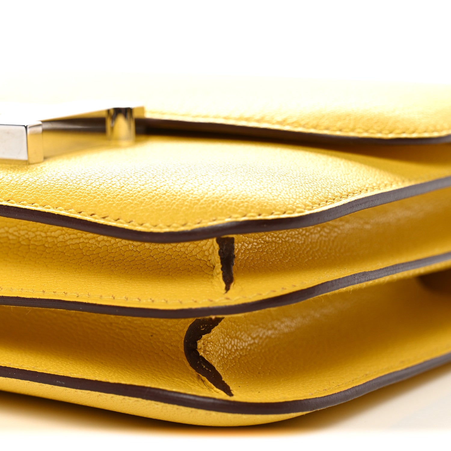 Hermes Chevre Mysore Constance 18 Jaune De Naples 11 of 13