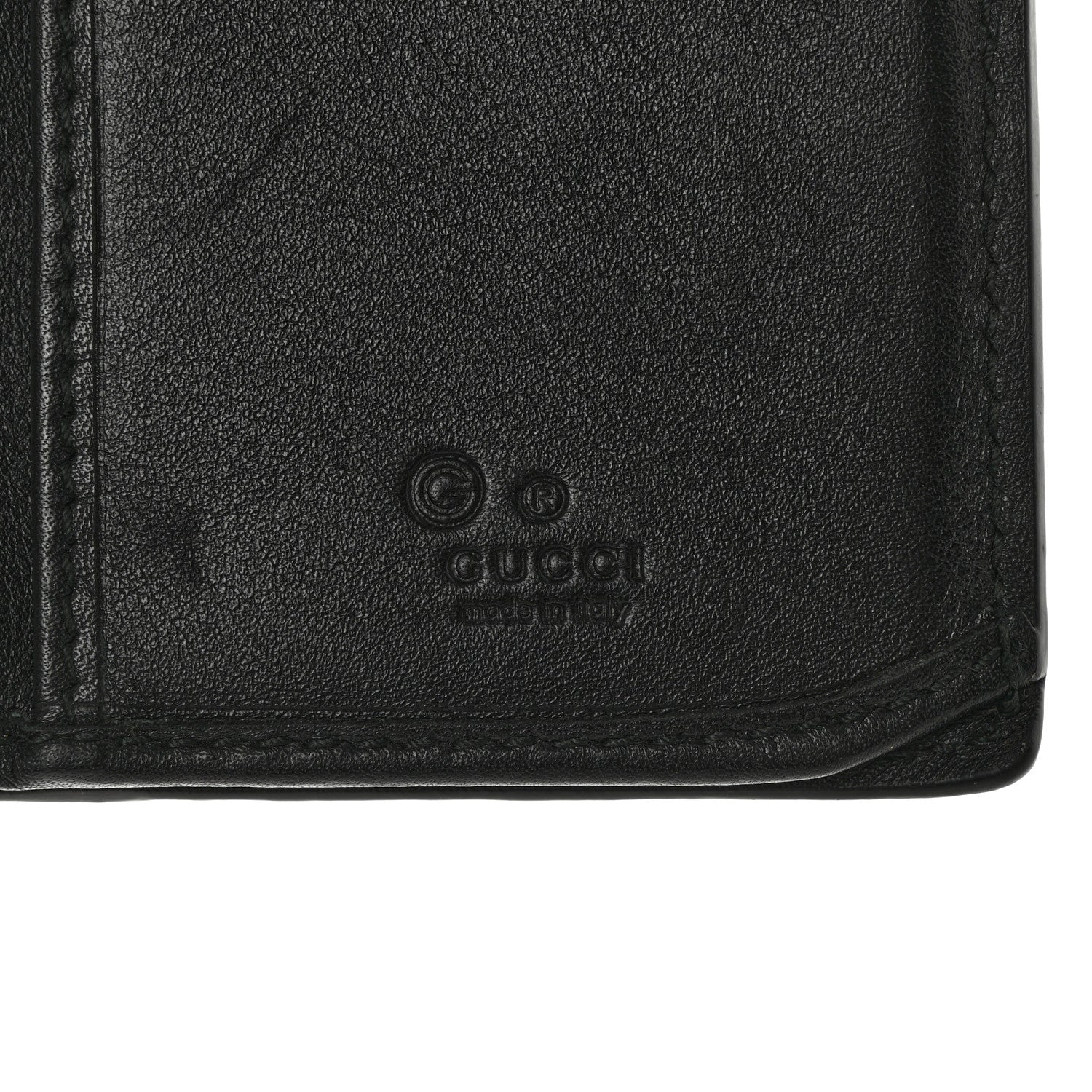 Gucci Microguccissima Bi-Fold Organizer Wallet Black 6 of 11