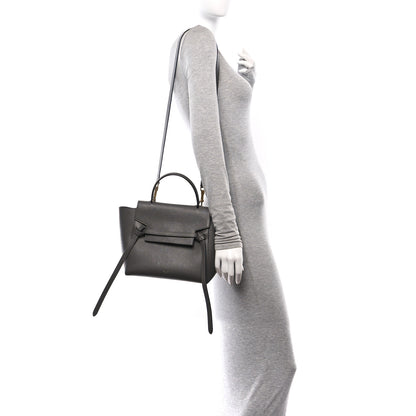 Celine Grained Calfskin Micro Belt Bag Grey 2 of 13