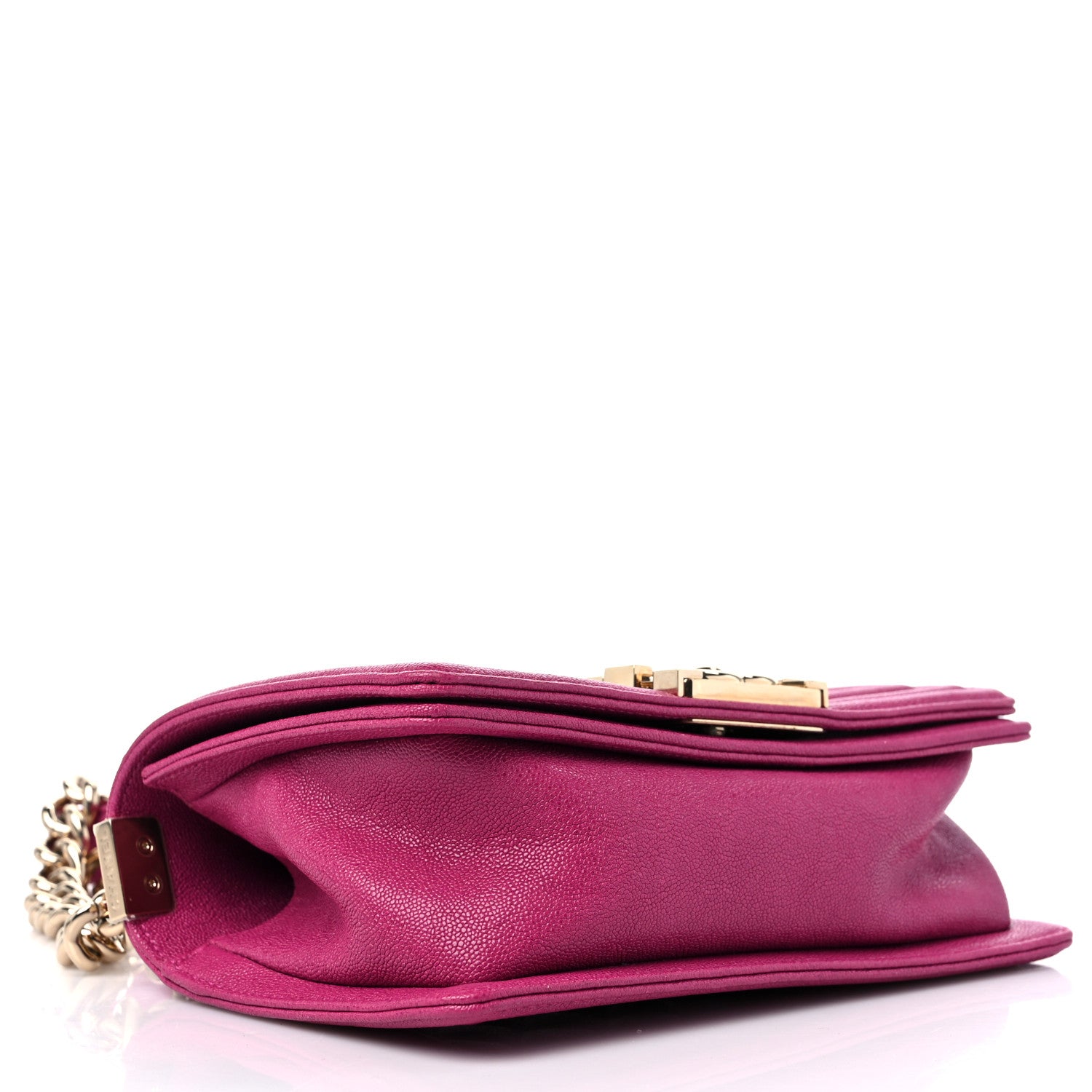 Chanel Caviar Quilted Small Boy Flap Fuchsia 4 of 11