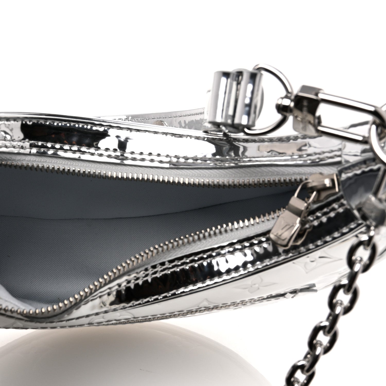 Louis Vuitton Monogram Miroir Loop PM Silver 5 of 9
