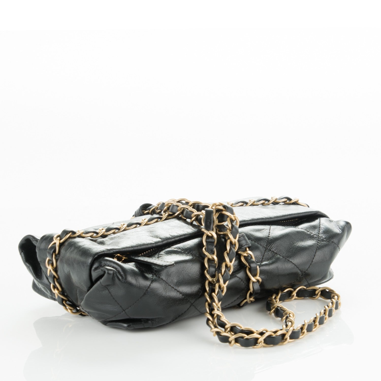 Chanel Calfskin Quilted Baluchon Black 3 of 8