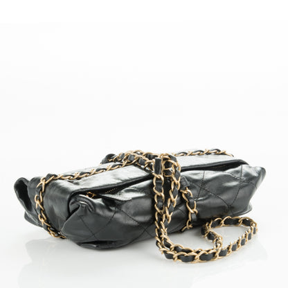 Chanel Calfskin Quilted Baluchon Black 3 of 8