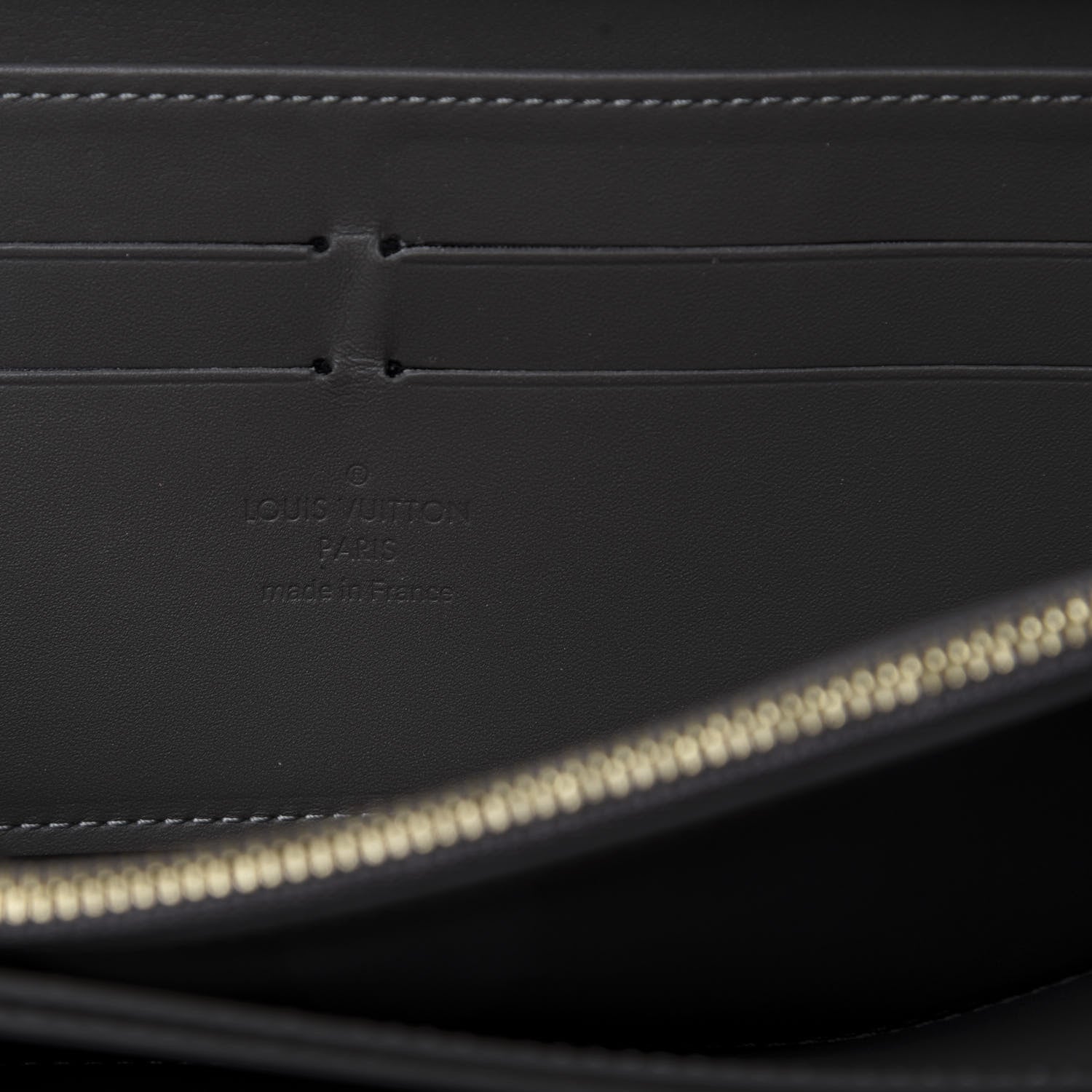 Louis Vuitton Vernis Zippy Wallet Gris Art Deco 6 of 8