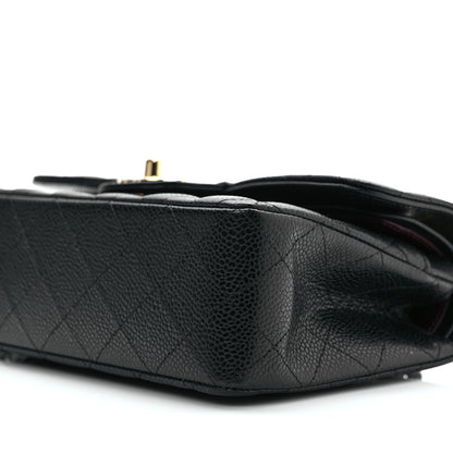 Chanel Caviar Quilted Small Double Flap Black 9 of 9