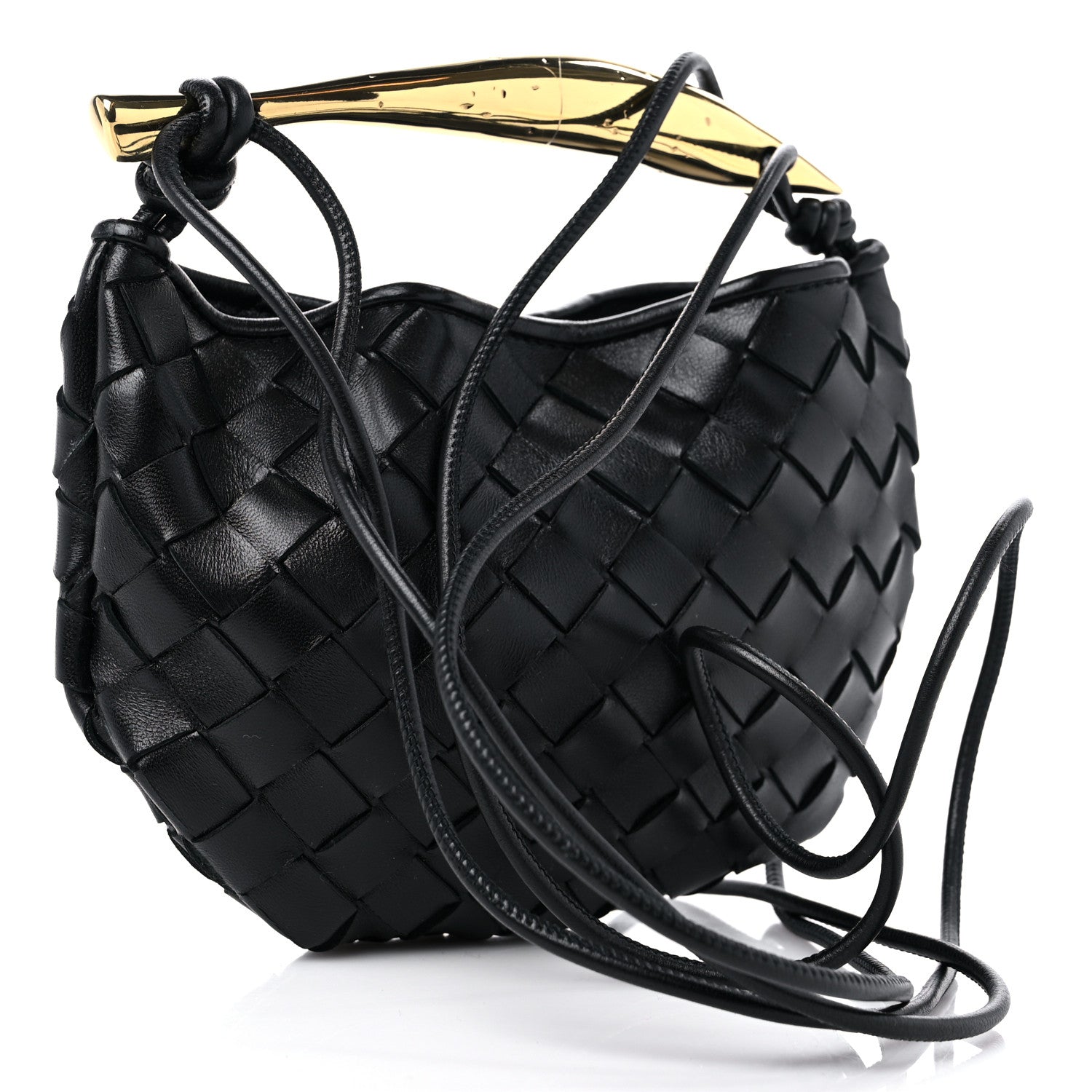 Bottega Veneta Nappa Intrecciato Mini Sardine Bag Black 3 of 8