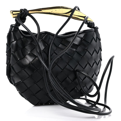 Bottega Veneta Nappa Intrecciato Mini Sardine Bag Black 3 of 8