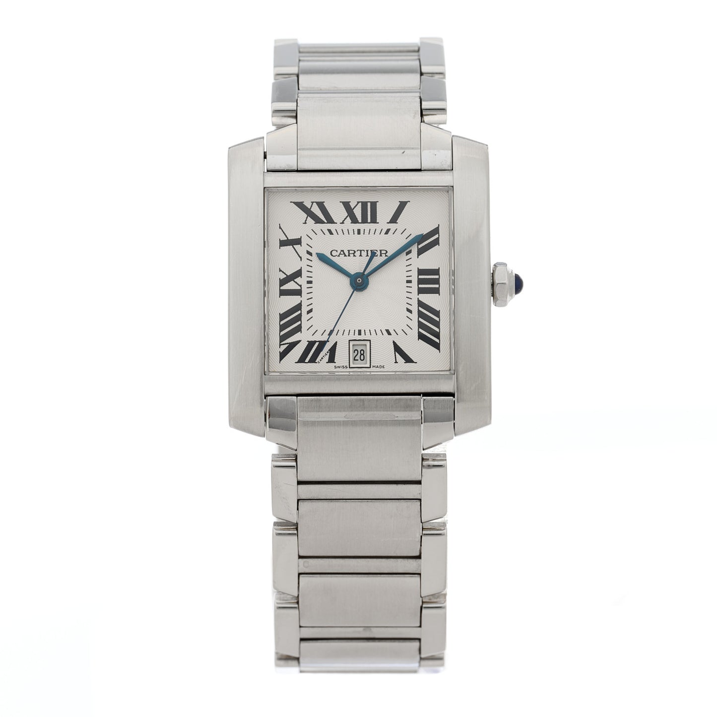 Stainless Steel 28mm Tank Francaise Automatic Watch