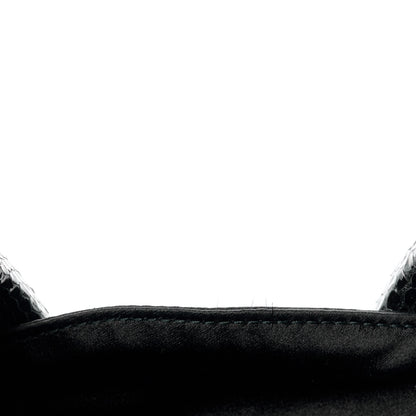 Bottega Veneta Satin Intreccio Impero Ayers Knot Clutch Black 11 of 12