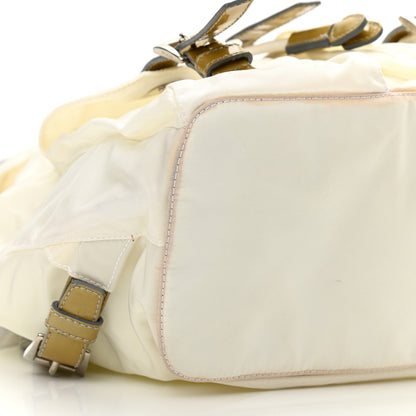 Prada Nylon Vela Backpack White 9 of 14