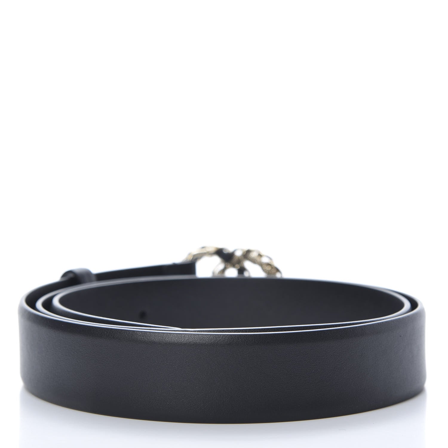 Chanel Calfskin CC Chain Belt 95 38 Black 2 of 8