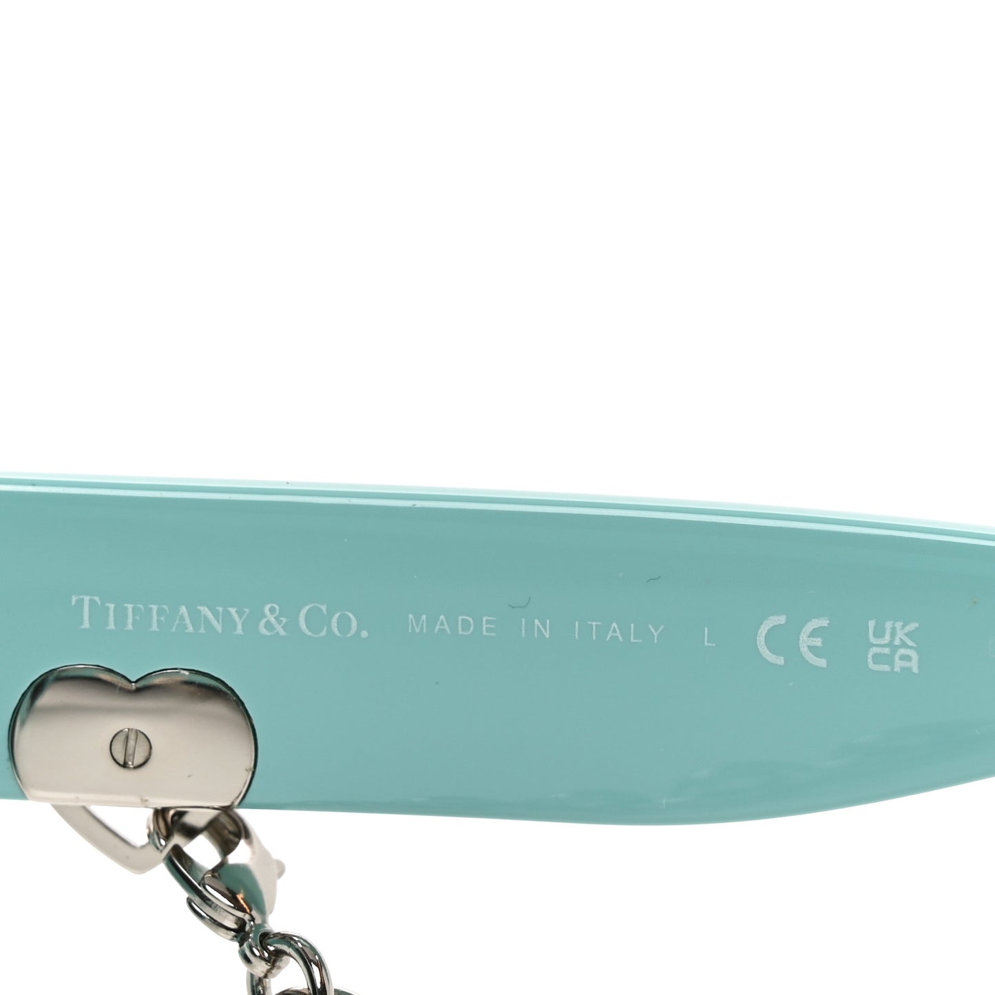 Acetate Return to Tiffany Oval Sunglasses TF 4221 Tiffany Blue Dark Gray