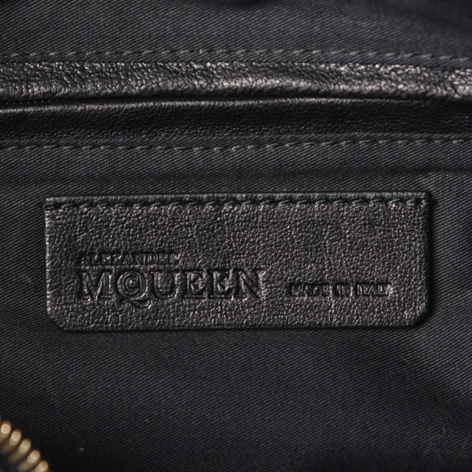Alexander McQueen Silk Pony Print De Manta Clutch Black 6 of 7