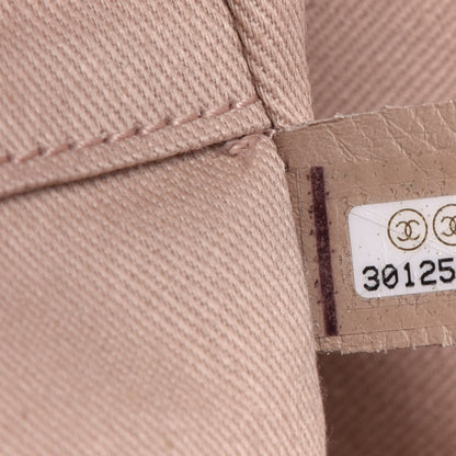 Chanel Mixed Fibers Calfskin Small Deauville Tote Beige 6 of 10