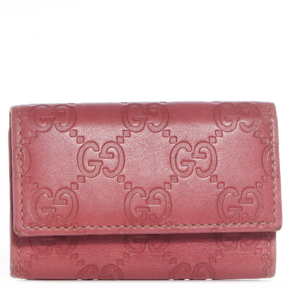 Gucci Guccissima 6 Key Holder Case Pink 1 of 7