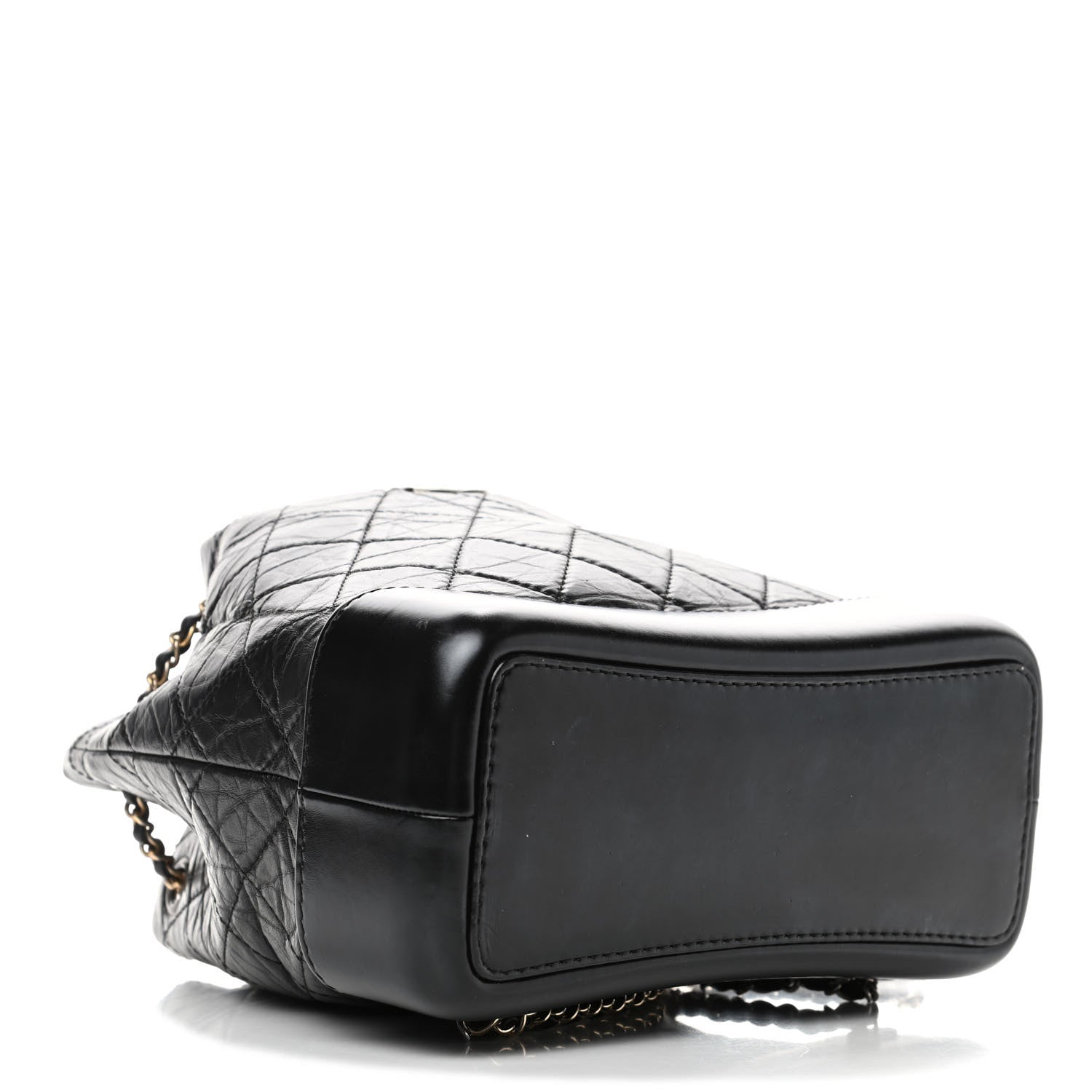 Chanel Aged Calfskin Quilted Small Gabrielle Backpack Black 3 of 5