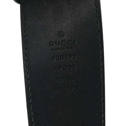 Gucci Calfskin Double G 40mm Belt 90 36 Black 3 of 4