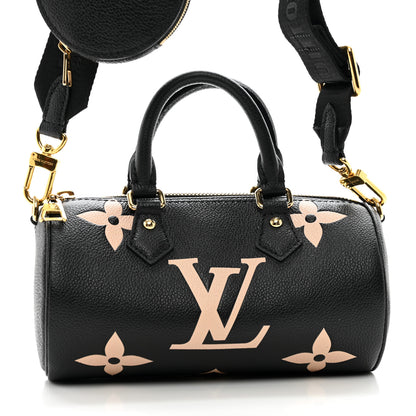 Louis Vuitton Empreinte Monogram Giant Papillon BB Black Beige 4 of 9