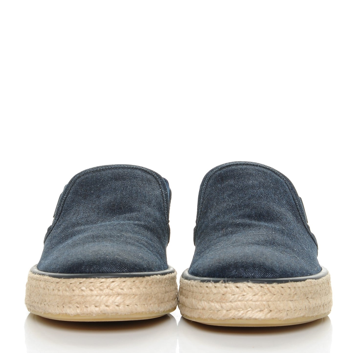 Mens Denim Damier Coconut Grove Slip On 10 Marine