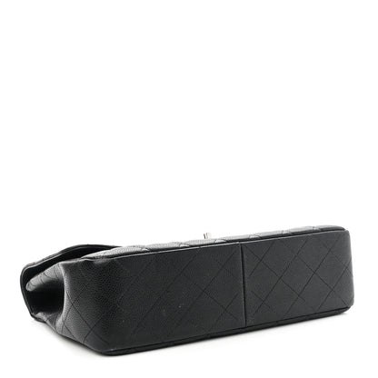 Chanel Caviar Quilted Jumbo Single Flap Black 4 of 9