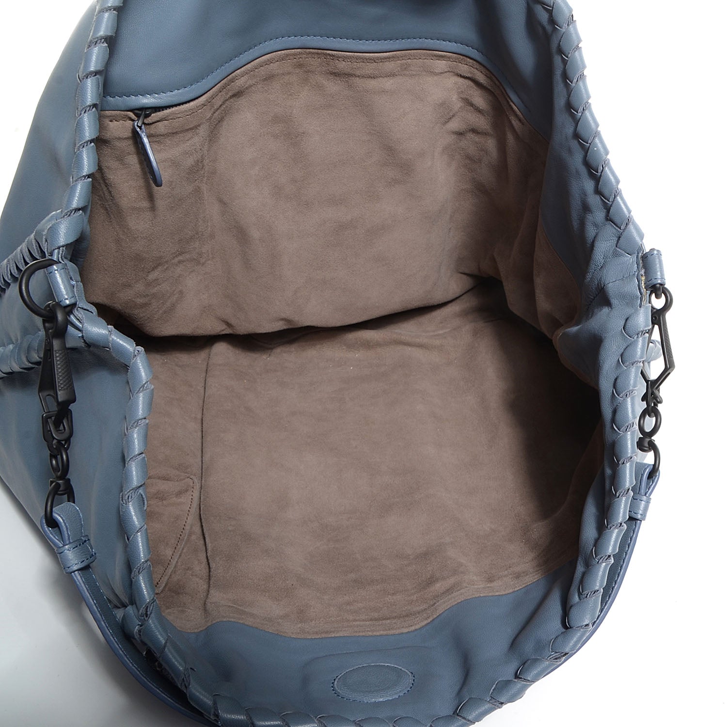 Bottega Veneta Nappa Intrecciato Ayers Convertible Tote Krim 5 of 8
