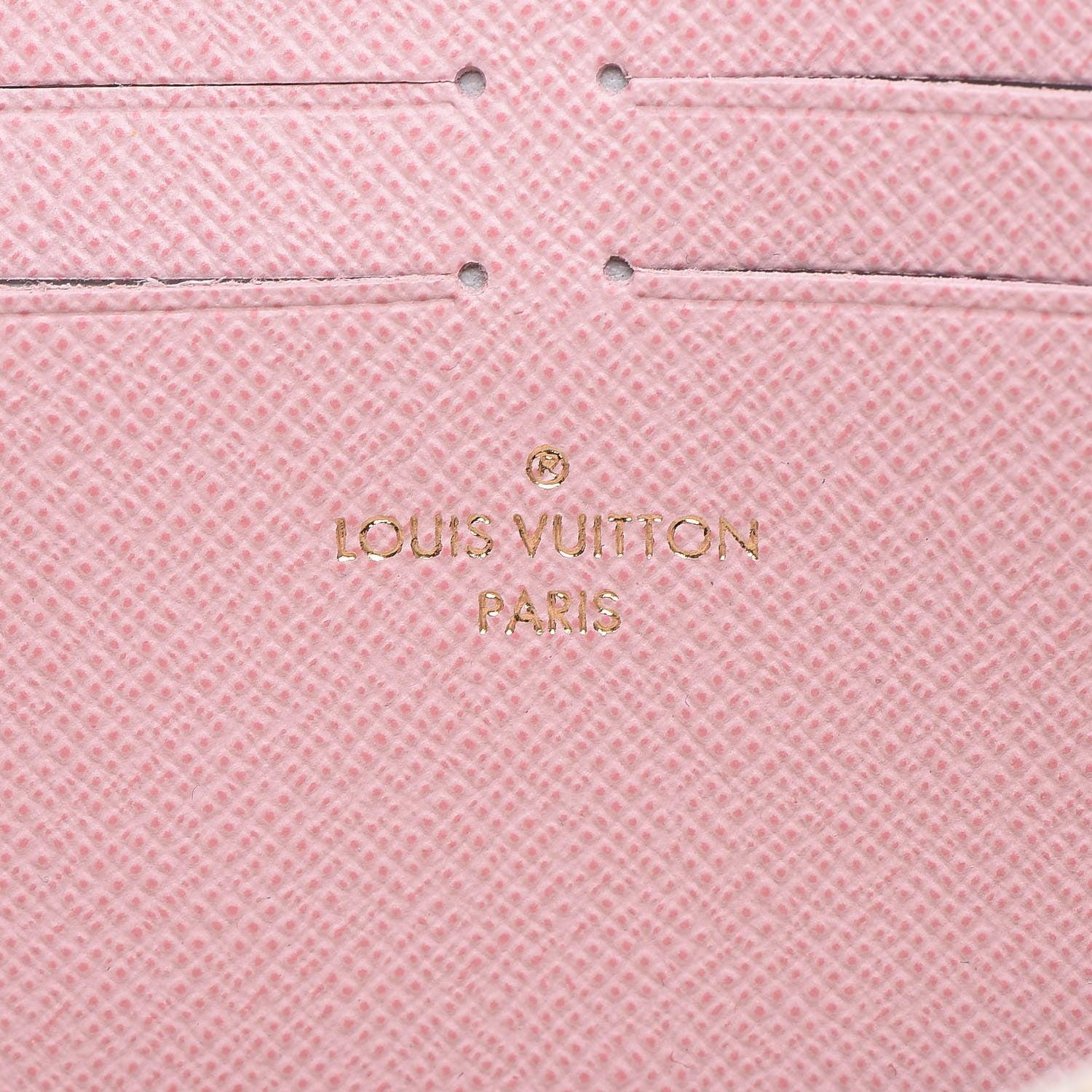 Louis Vuitton Damier Azur Clemence Wallet Rose Ballerine 6 of 8