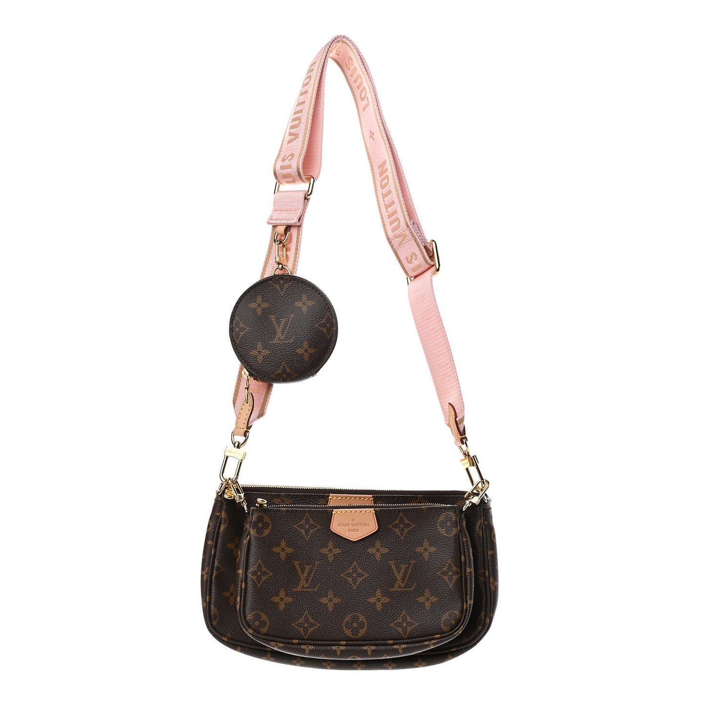 Monogram Multi Pochette Accessories Rose Clair