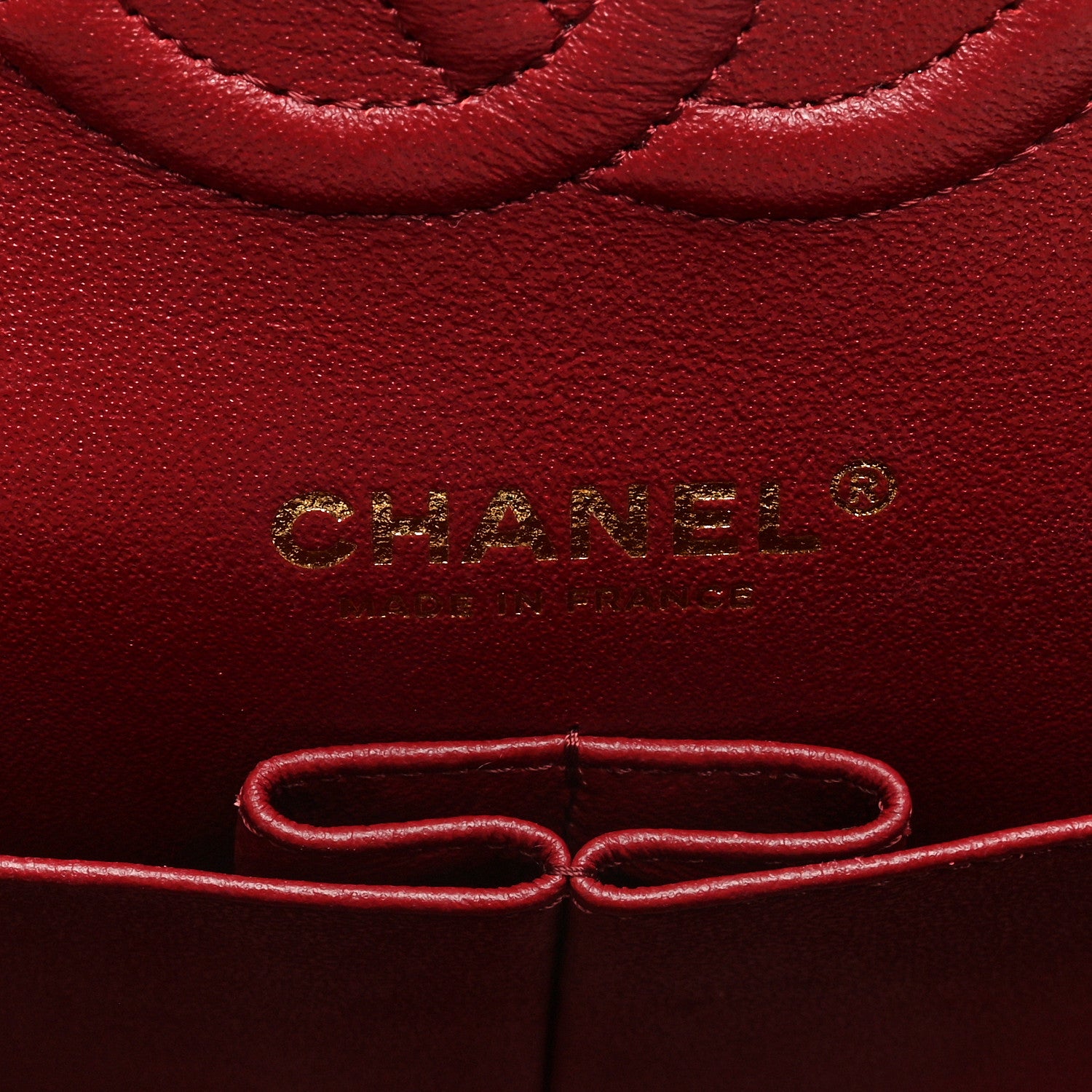 Chanel Caviar Quilted Medium Double Flap Burgundy 6 of 10