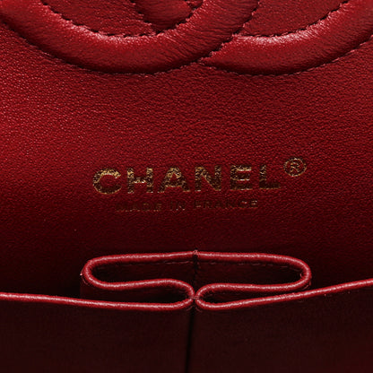 Chanel Caviar Quilted Medium Double Flap Burgundy 6 of 10
