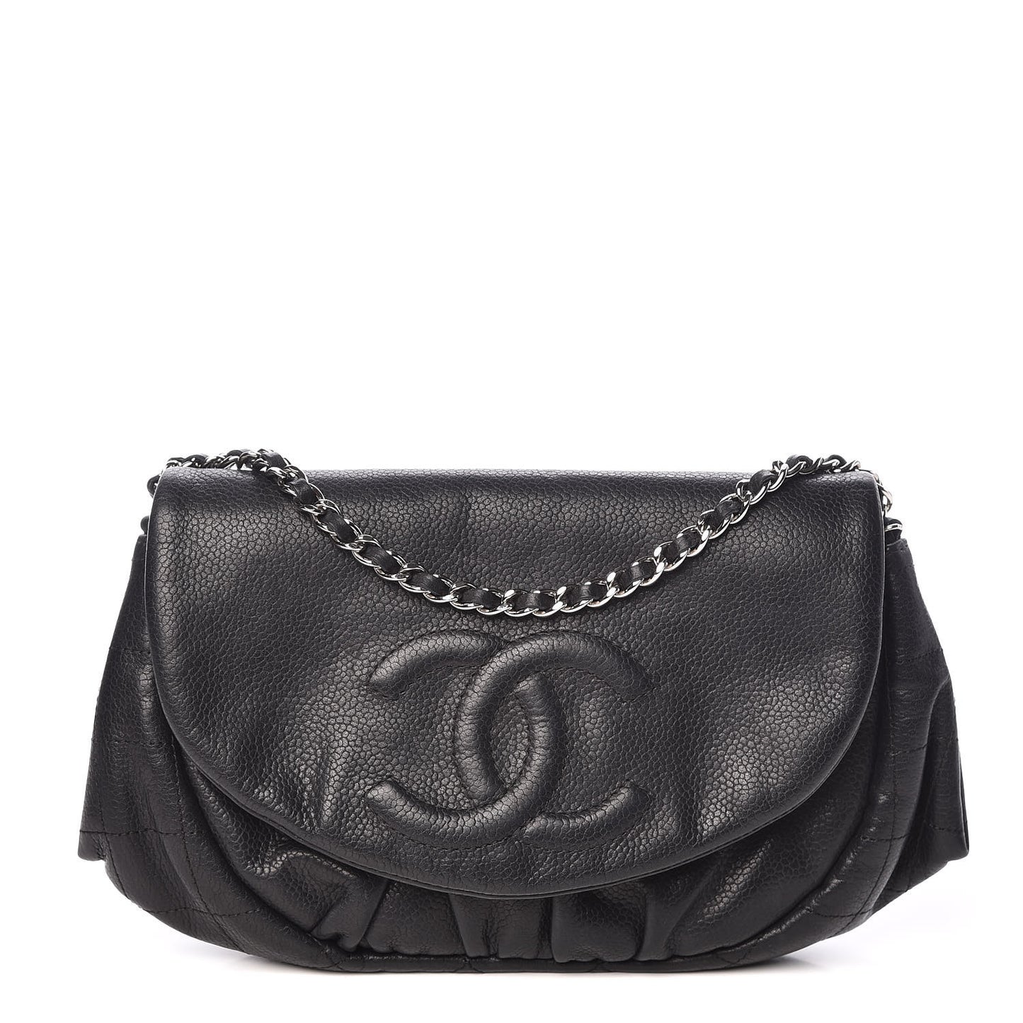 Caviar Half Moon Wallet On Chain WOC Black