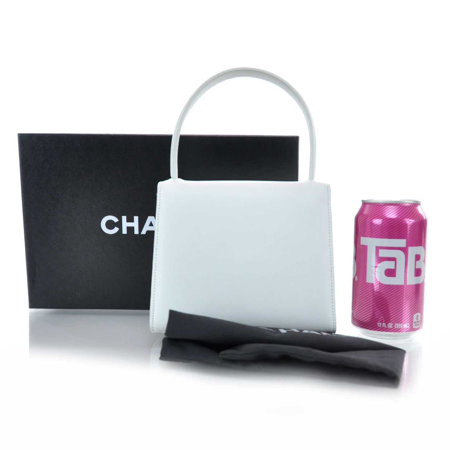 Leather Small Kelly Flap Bag White